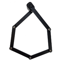 Pendler Sykkellås ART-2 Folding Lock 95 cm, Nøkkel, Foldelås