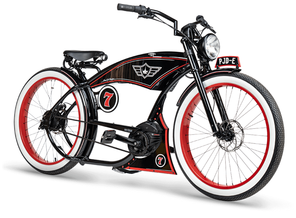 Ruff Cycles PJD Ruffian Elsykkel Bosch, 500 Wh, Black 