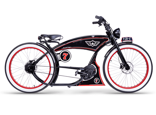 Ruff Cycles PJD Ruffian Elsykkel Bosch, 500 Wh, Black 