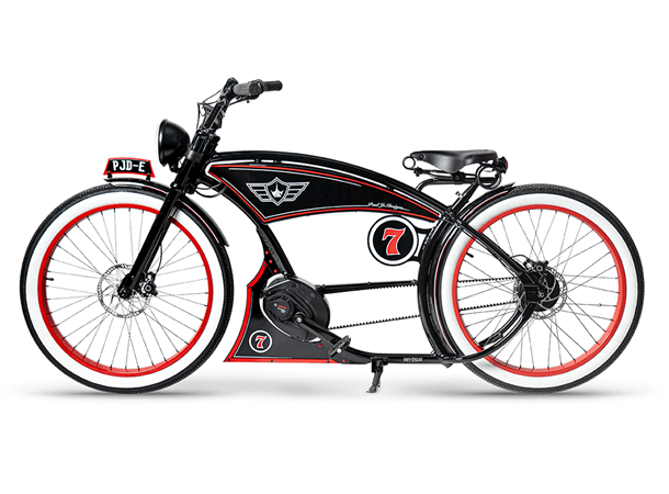 Ruff Cycles PJD Ruffian Elsykkel Bosch, 500 Wh, Black 