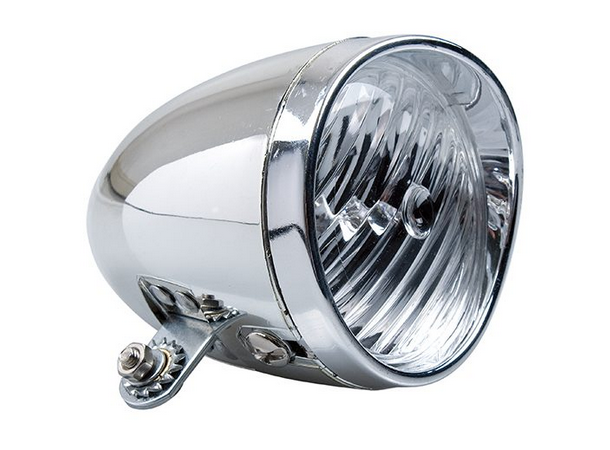 Simson Lykt LED light Classic Chrome Frontlys