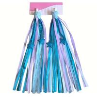 Streamers multi-color Lilla-Blå-Hvit