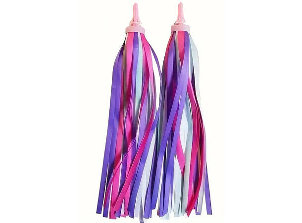 Streamers multi-color Lilla-Blå-Rosa-Hvit 