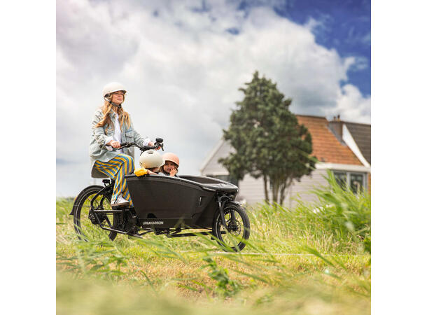 Urban Arrow FamilyNext Transportsykkel Bosch Smart Cargo Line elsykkel, Black 