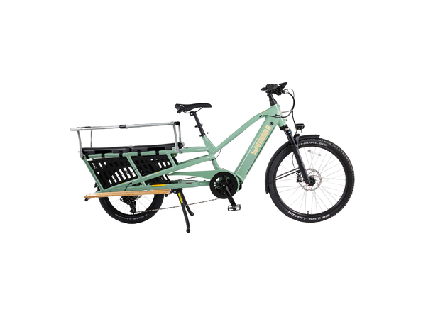 Yuba Spicy Curry+ V4 Transportsykkel Bosch Cargo Line elsykkel, Lunar 