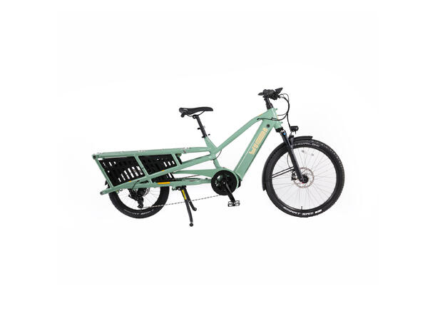 Yuba Spicy Curry+ V4 Transportsykkel Bosch Cargo Line elsykkel, Lunar 