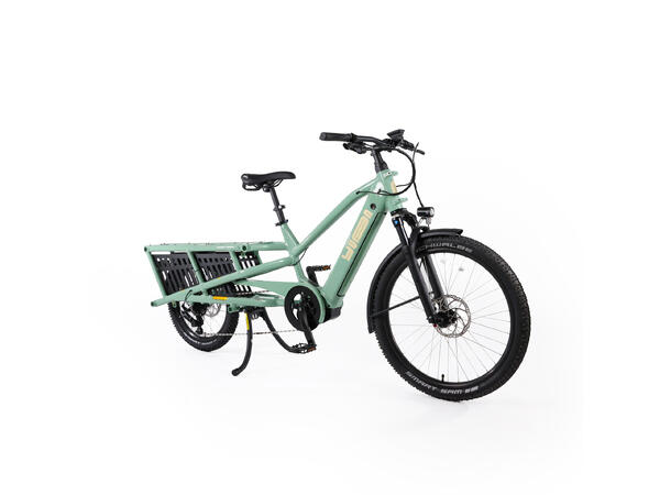 Yuba Spicy Curry+ V4 Transportsykkel Bosch Cargo Line elsykkel, Lunar 