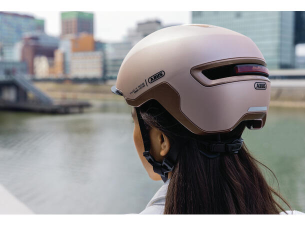 ABUS Sykkelhjelm Hud-Y Metallic Copper 