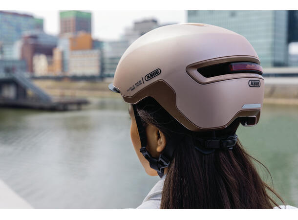 ABUS Sykkelhjelm Hud-Y Moss Green ABUS str: Medium (54 - 58 cm) 