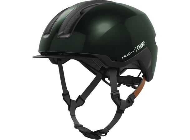 ABUS Sykkelhjelm Hud-Y Moss Green ABUS str: Medium (54 - 58 cm) 