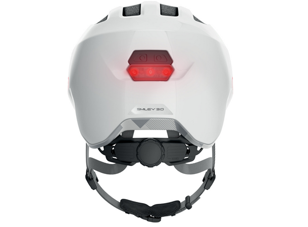 ABUS Sykkelhjelm Smiley ACE LED White 