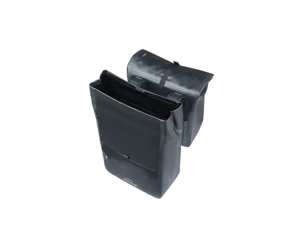 Basil Dobbel Sykkelveske Urban Dry Neo 46-52 liter, Black 