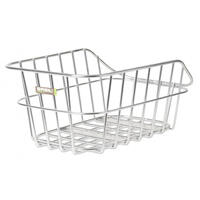 Basil Sykkelkurv Cento Alu Silver