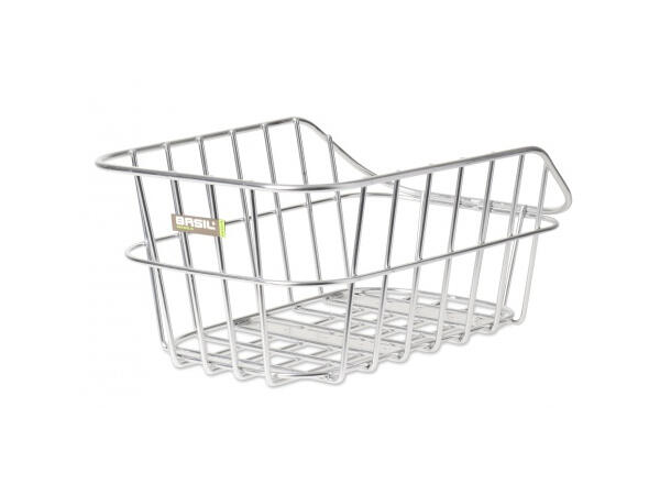 Basil Sykkelkurv Cento Alu Silver 