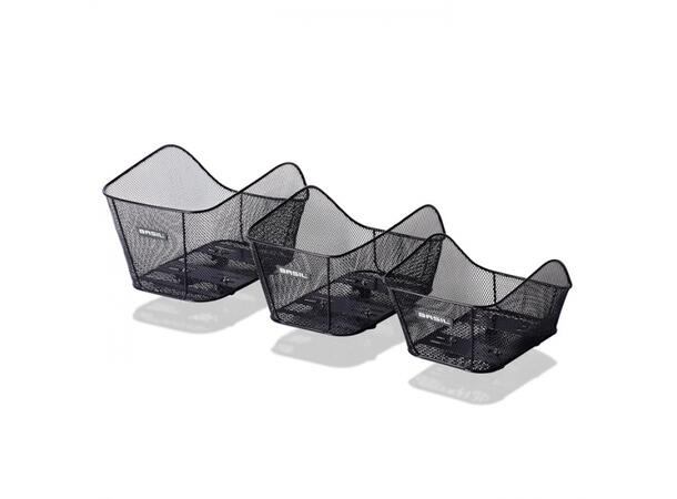 Basil Sykkelkurv Icon Large Multisystem NX WSL, Black 