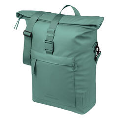 Basil Sykkelveske Brooklyn 17 liter, Silvergreen
