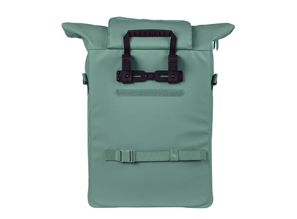 Basil Sykkelveske Brooklyn 17 liter, Silvergreen 