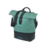 Basil Sykkelveske Cove Shopper 14-16 liter, Silvergreen/Black