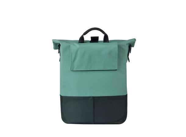 Basil Sykkelveske Cove Shopper 14-16 liter, Silvergreen/Black 