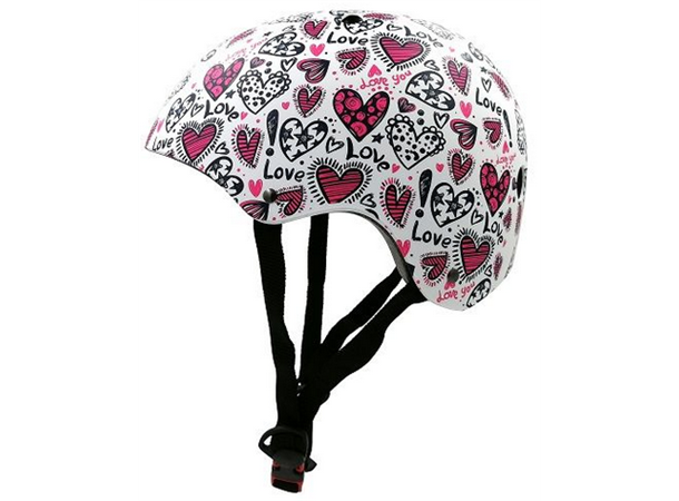 Kiddimoto Sykkelhjelm Love 