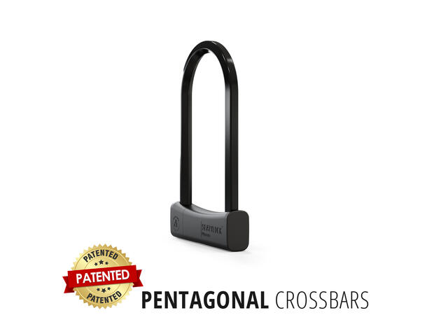 Seatylock Elsykkellås Mason 220 22 cm, Nøkkel, Bøylelås, ART3 