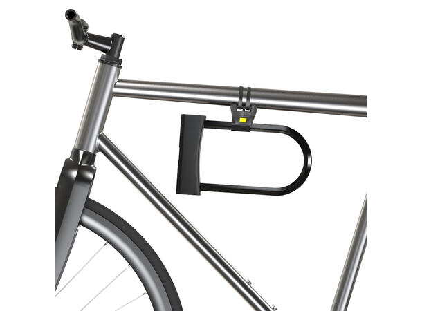Seatylock Elsykkellås Mason 220 22 cm, Nøkkel, Bøylelås, ART3 