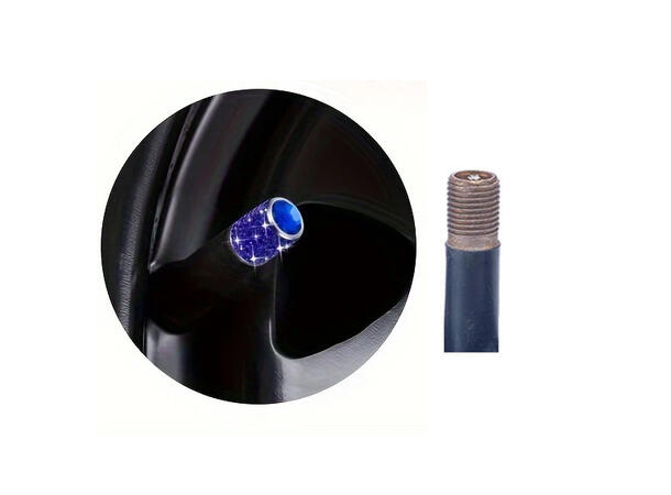 Ventilhette Blå Krystall 