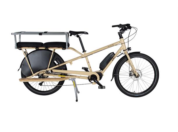 Yuba Mundo Transportsykkel Shimano EP8 elsykkel, Tan 