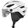 ABUS Sykkelhjelm Pedelec ACE Pearl White ABUS str: Medium (54 - 58 cm)