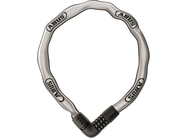 ABUS Sykkellås Tresor 6807C 110 cm, Kode, Kjettinglås, Reflective 