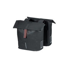 Basil Dobbel Sykkelveske City 2 x 16 liter, Black