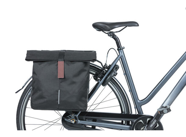 Basil Dobbel Sykkelveske City 2 x 16 liter, Black 