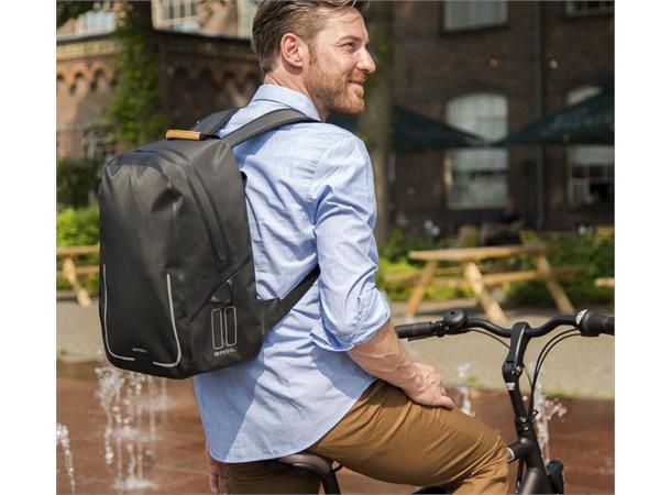 Basil Ryggsekk Urban Dry 18 liter, Black 