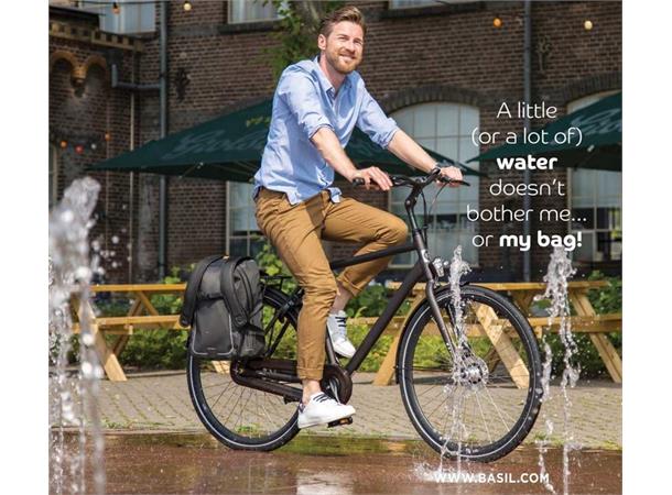 Basil Ryggsekk Urban Dry 18 liter, Black 