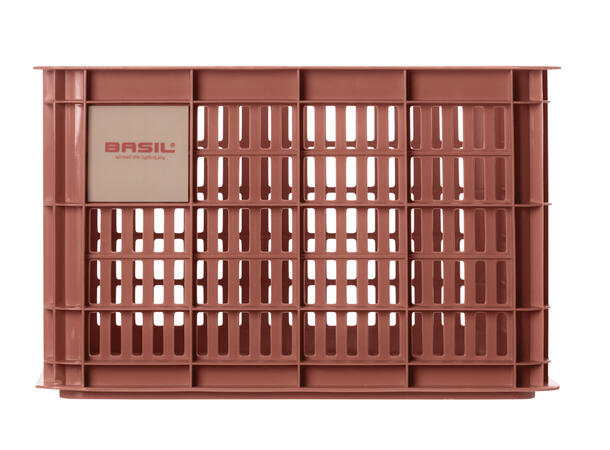 Basil Sykkelkurv Kasse MIK Medium 29,5 liter, Terra Red 