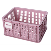 Basil Sykkelkurv Kasse MIK Small 17,5  liter, Faded Blossom Pink