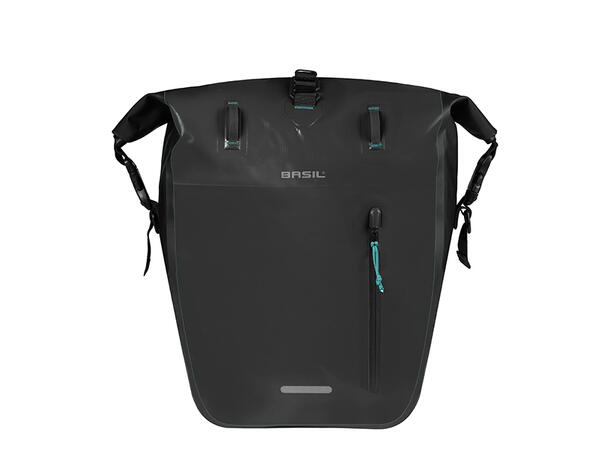 Basil Sykkelveske Rivo Waterproof 25-31 liter, Large, Black 