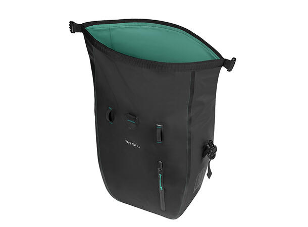 Basil Sykkelveske Rivo Waterproof 25-31 liter, Large, Black 