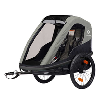 Hamax Sykkelvogn Avenida Olive Green 2-seter