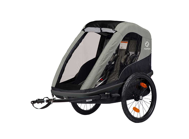 Hamax Sykkelvogn Avenida Olive Green 2-seter 