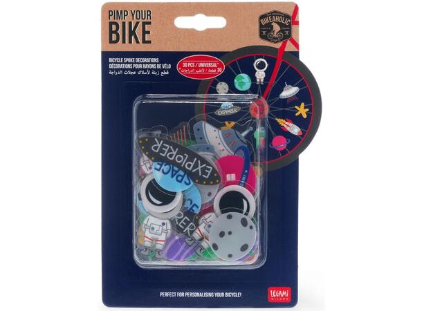Legami eikedekor med verdensrom 30 stk assorterte figurer 