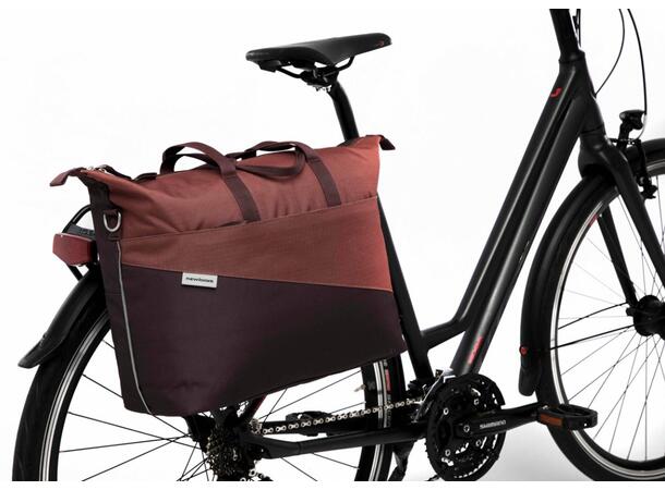 New Looxs Sykkelveske Tendo 21 liter, Burgundy Rust 