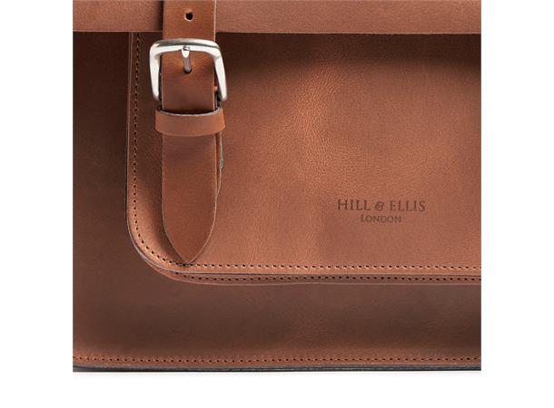 Hill & Ellis Sykkelveske Mac Håndlaget i England, ekte skinn 