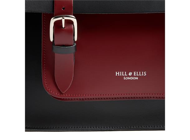 Hill & Ellis Sykkelveske Alfie Håndlaget i England, ekte skinn 