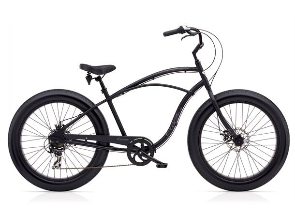 Electra Cruiser Lux Fat 7D Herresykkel 7 gir, Matte Black