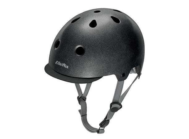 Electra Sykkelhjelm Lux Black Reflective Electra str: Medium (55 - 58 cm) 