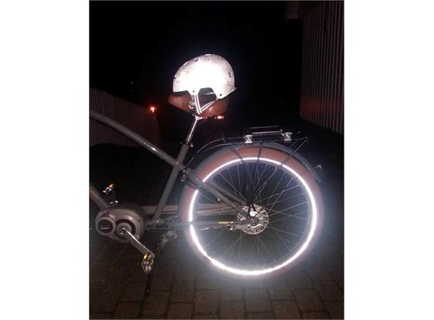 Electra Sykkelhjelm Lux Black Reflective Electra str: Medium (55 - 58 cm) 
