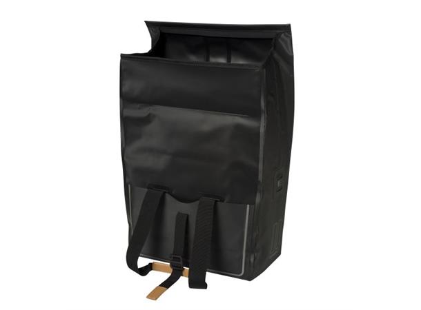 Basil Sykkelveske Urban Dry Shopper 20 liter, Black