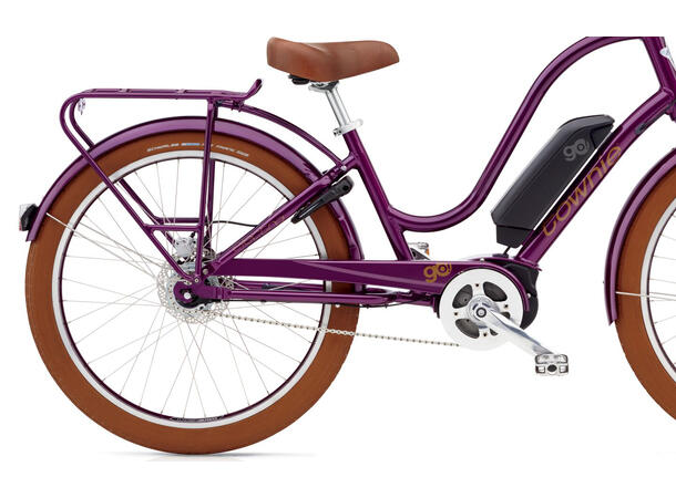 Electra Townie Go! 8i Elsykkel 2019 mod, Bosch, 8 gir, Fig Metallic 