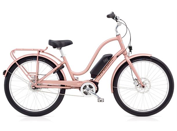 Electra Townie Go! 8i Elsykkel 2019 mod, Bosch, 8 gir, Rose Gold